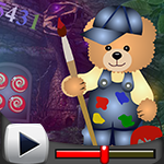 G4k Painting Bear Rescue Game Walkthrough