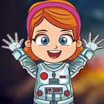 G4K Astronaut Tiny Girl Escape Game