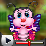 G4K Beautiful Smiling Butterfly Escape Game Walkthrough