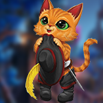 G4K Brave Soldier Cat Escape Game