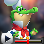 G4K Chef Crocodile Escape…