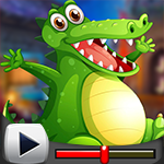 G4K Comely Crocodile Escape Game Walkthrough