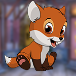G4K Cute Baby Fox Escape