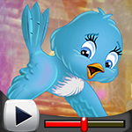 G4K Cute Blue Bird Escape…