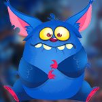 G4K Cute Blue Monster Escape Game