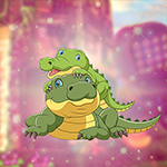 G4K Cute Crocodile Family Escape Game