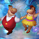 G4K Cute Hippo Couple Escape Game