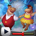G4K Cute Hippo Couple Esc…