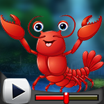 G4K Cute Lobster Escape G…