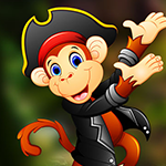 G4K Cute Pirate Monkey Es…