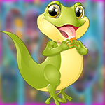 G4K Funny Green Lizard Escape Game
