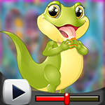 G4K Funny Green Lizard Escape Game Walkthrough