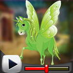 G4K Gleeful Green Unicorn Escape Game Walkthrough