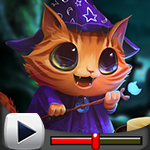 G4K Halloween Magic Cat Escape Game Walkthrough