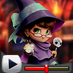 G4K Halloween Witch Girl Escape Game Walkthrough