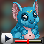 G4K Little Blue Monster Escape Game Walkthrough