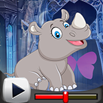 G4K Lovable Infant Rhino Escape Game Walkthrough