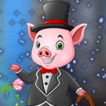 G4K Magician Pig Escape G…