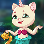 G4K Mermaid Cat Escape Ga…