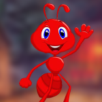 G4K Playful Red Ant Escape Game