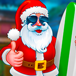 G4K Snow Surfing Santa Escape Game