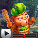 G4K Warrior Monkey Escape Game Walkthrough